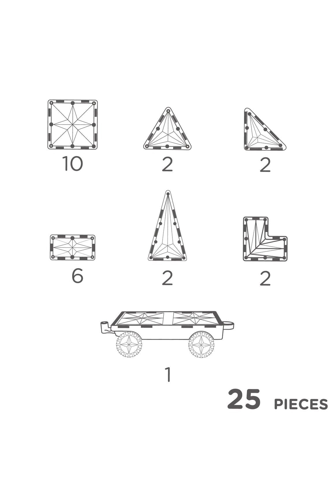 Wheels Pack Intense 25 Stuks van Cleverclixx | Kids Conceptstore Le Fanfare