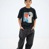Wide pant - Slate grey van Repose AMS | Kids Conceptstore Le Fanfare