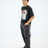 Wide pant - Slate grey van Repose AMS | Kids Conceptstore Le Fanfare
