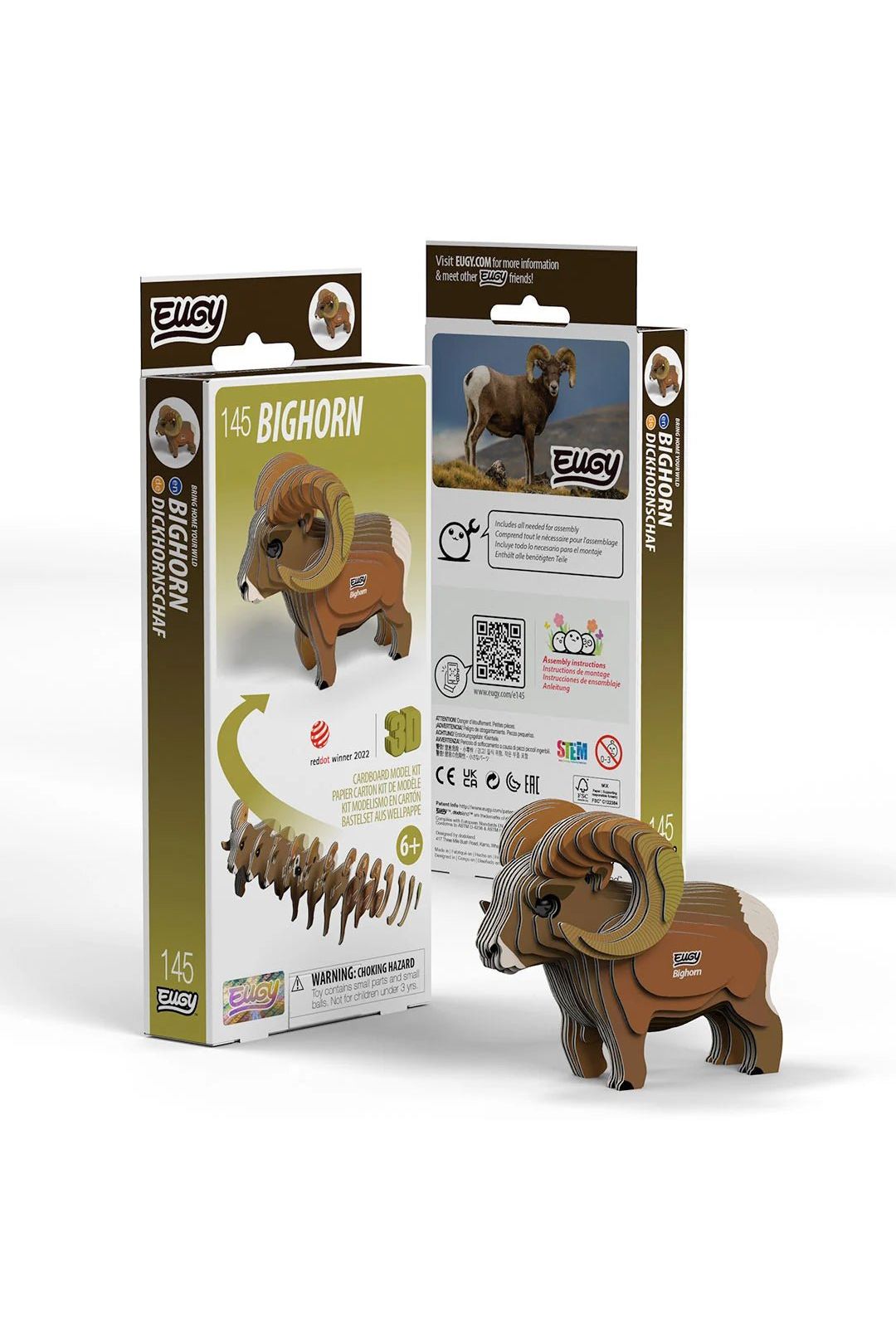 Wild dier - Dikhoornschaap van Eugy | Kids Conceptstore Le Fanfare