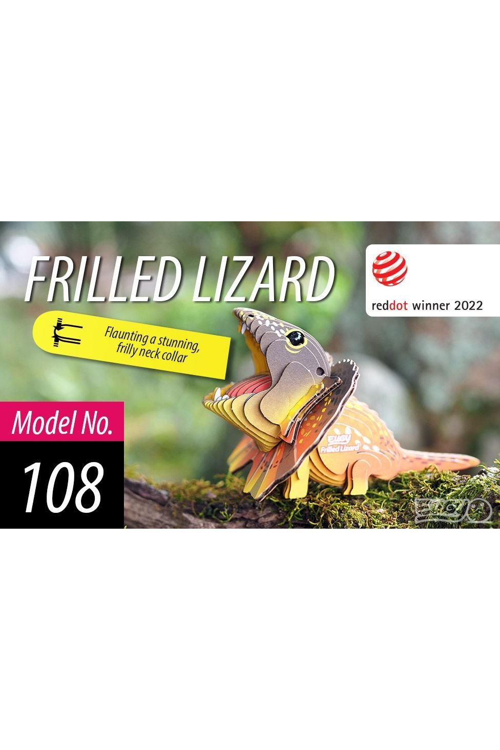 Wild Dier - Hagedis van Eugy | Kids Conceptstore Le Fanfare