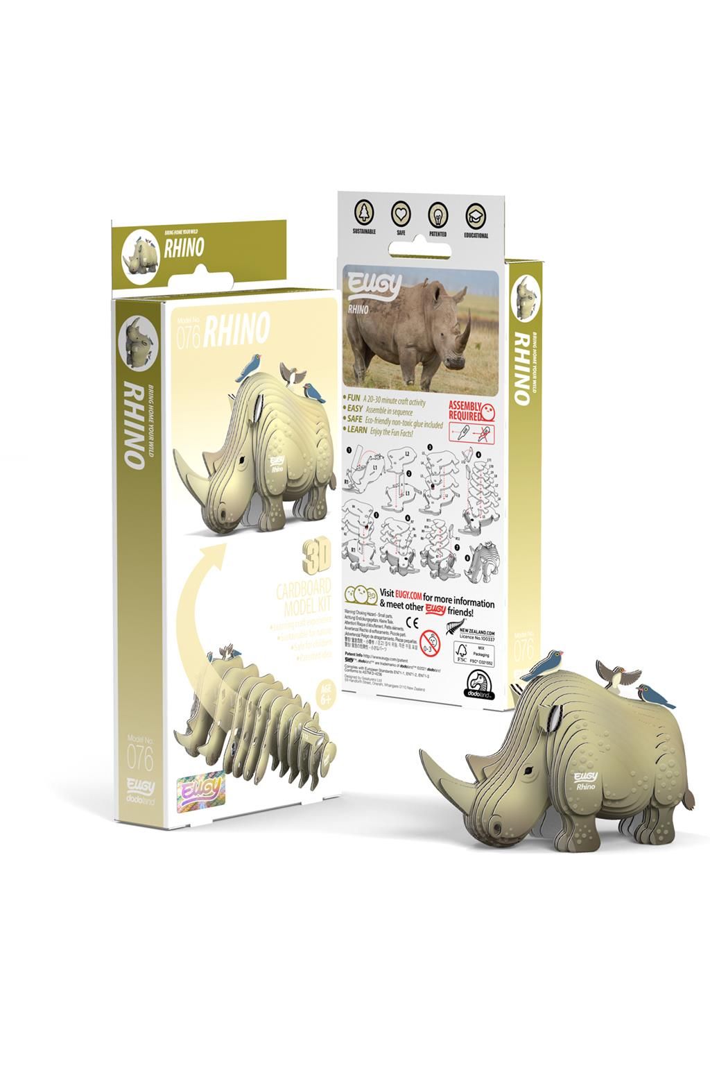 Wild Dier - Neushoorn van Eugy | Kids Conceptstore Le Fanfare