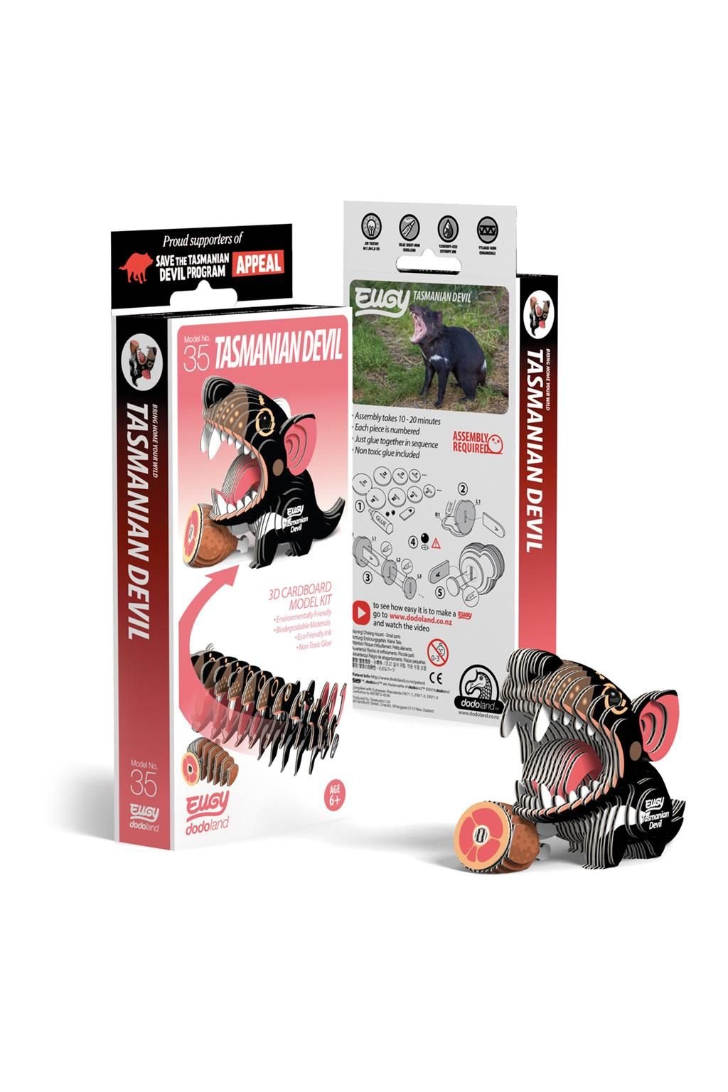 Wild Dier - Tazmanian Devil van Eugy | Kids Conceptstore Le Fanfare