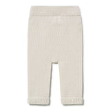 Will knitted trousers - cream van Li&me | Kids Conceptstore Le Fanfare