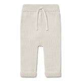 Will knitted trousers - cream van Li&me | Kids Conceptstore Le Fanfare