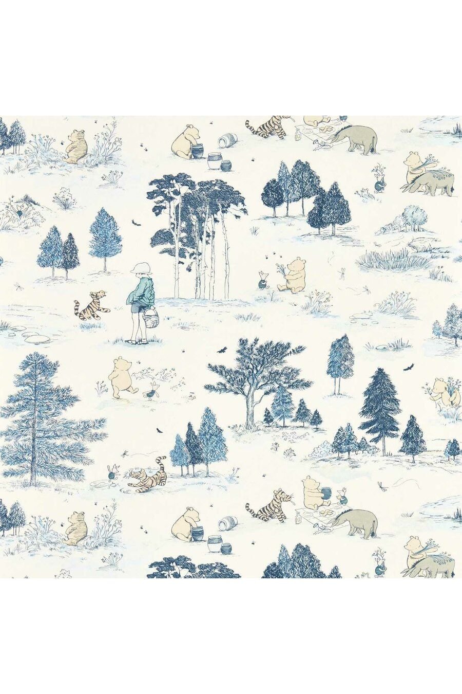 Winnie The Pooh - Bonbon Blue van Disney Home x Sanderson | Kids Conceptstore Le Fanfare