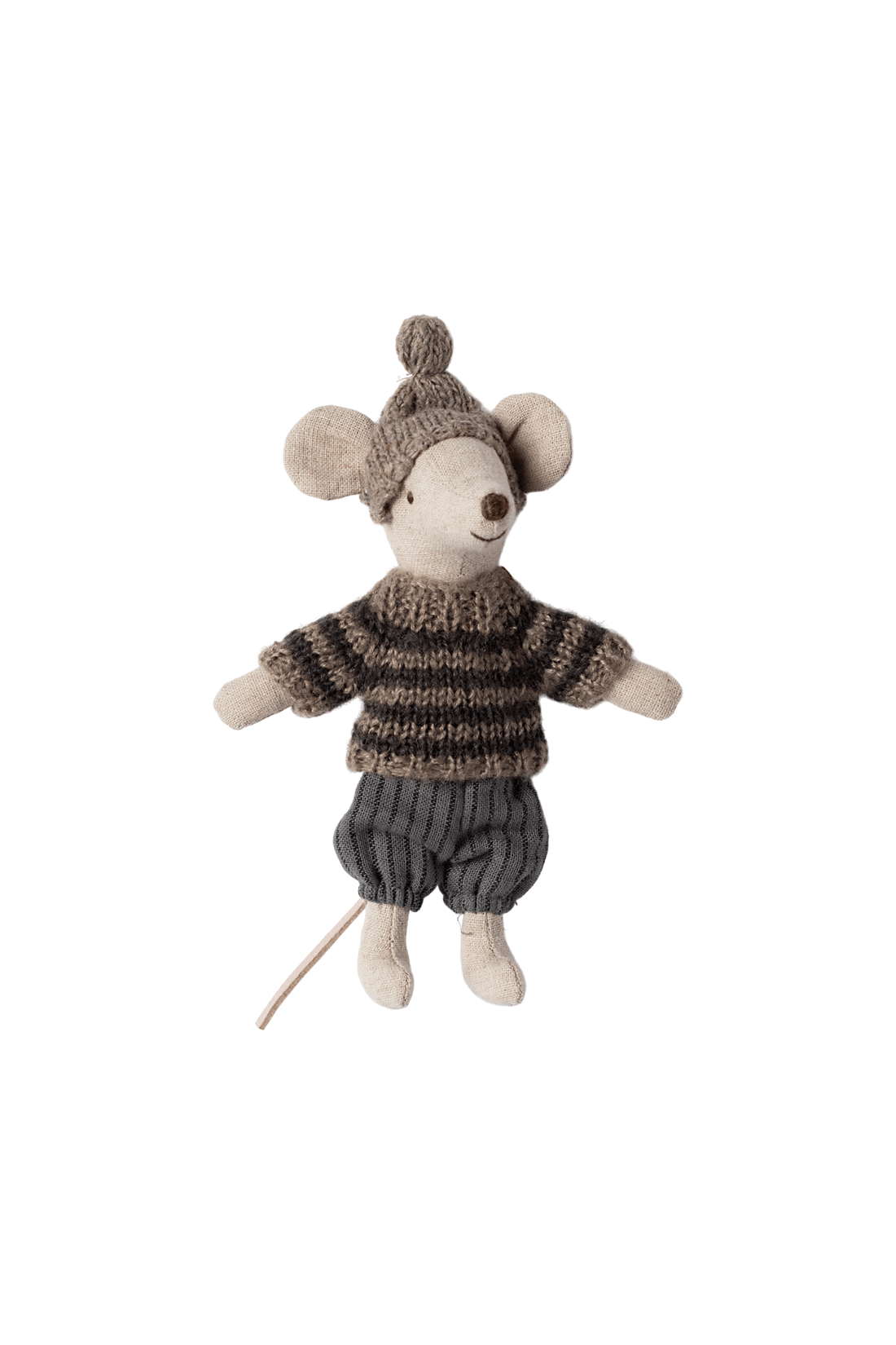 Winter Mouse With Ski Set, Big Brother - Grey van Maileg | Kids Conceptstore Le Fanfare