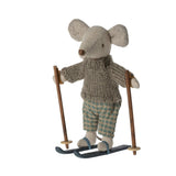 Winter Mouse With Ski Set, Big Brother van Maileg | Kids Conceptstore Le Fanfare