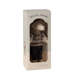 Winter Mouse With Ski Set, Dad - Blue van Maileg | Kids Conceptstore Le Fanfare
