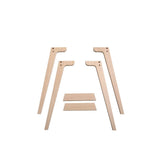 Wood Additional legs for desk 041010, oak van Oliver Furniture | Kids Conceptstore Le Fanfare