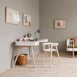 Wood Additional legs for desk 041010, oak van Oliver Furniture | Kids Conceptstore Le Fanfare