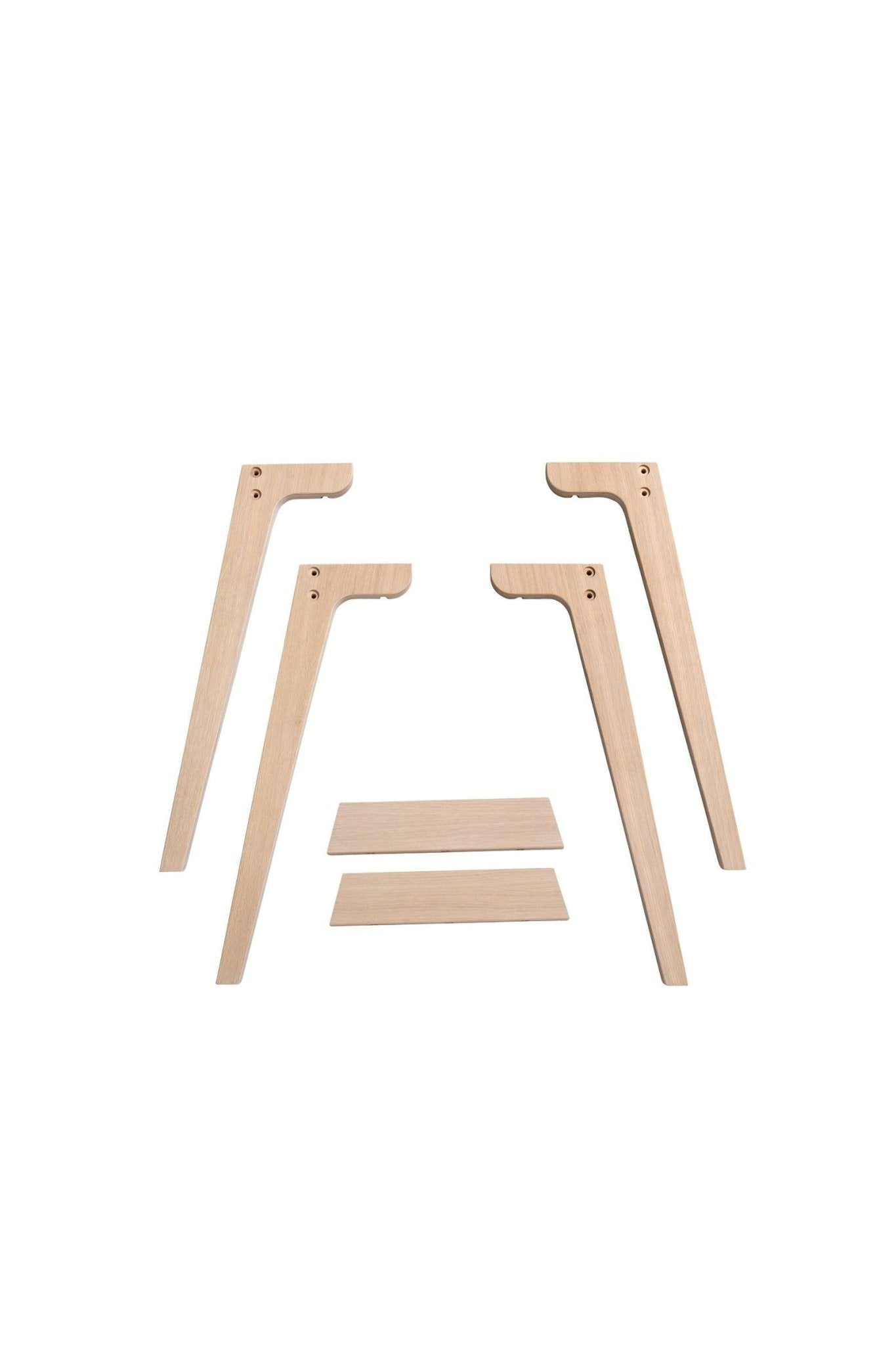 Wood Additional legs for desk 041011, oak van Oliver Furniture | Kids Conceptstore Le Fanfare