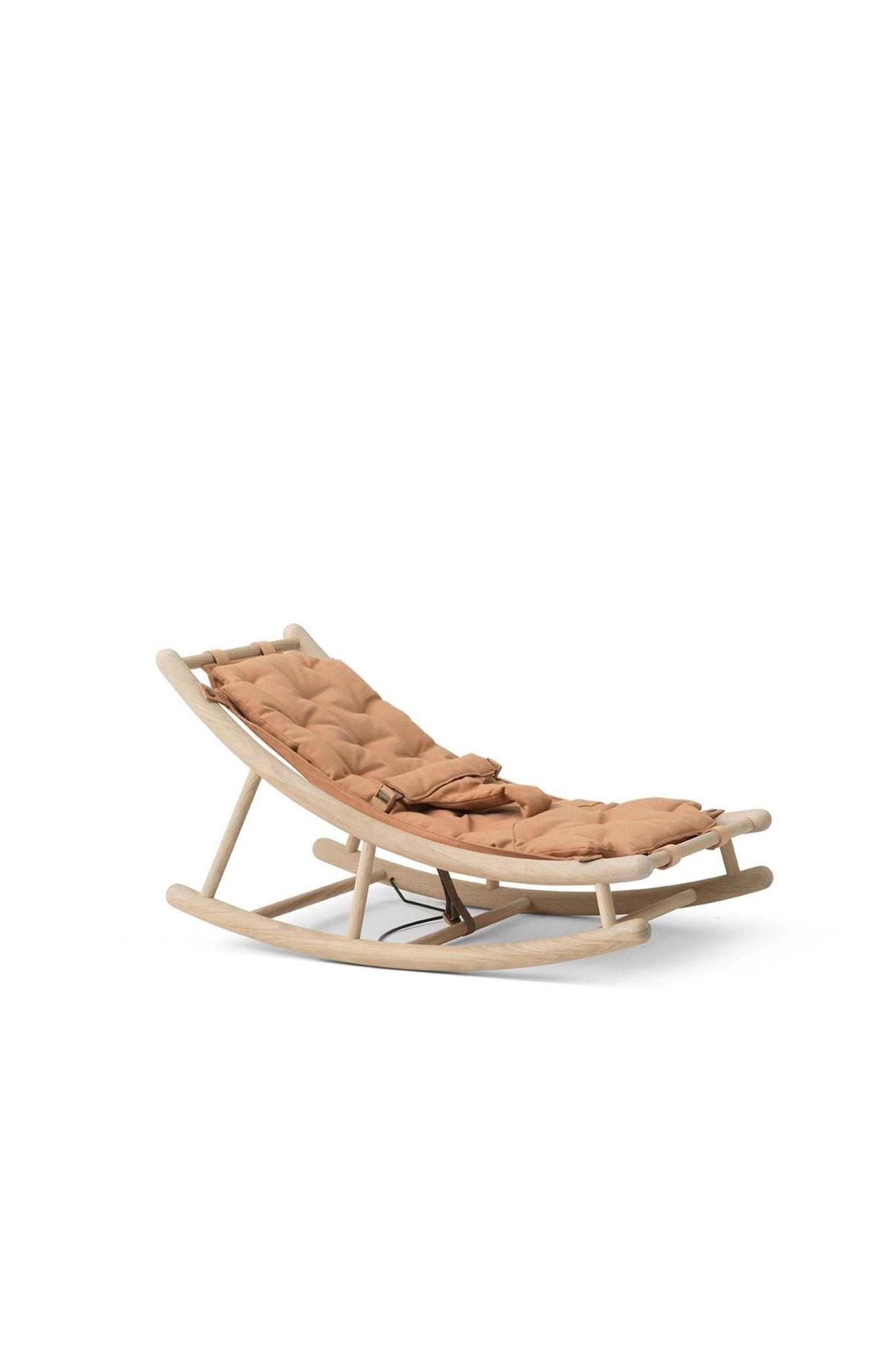 Wood Baby & toddler rocker, oak/caramel van Oliver Furniture | Kids Conceptstore Le Fanfare
