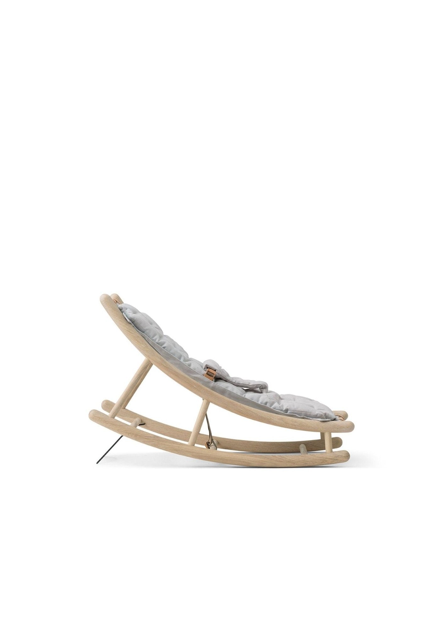 Wood Baby & toddler rocker, oak/grey van Oliver Furniture | Kids Conceptstore Le Fanfare