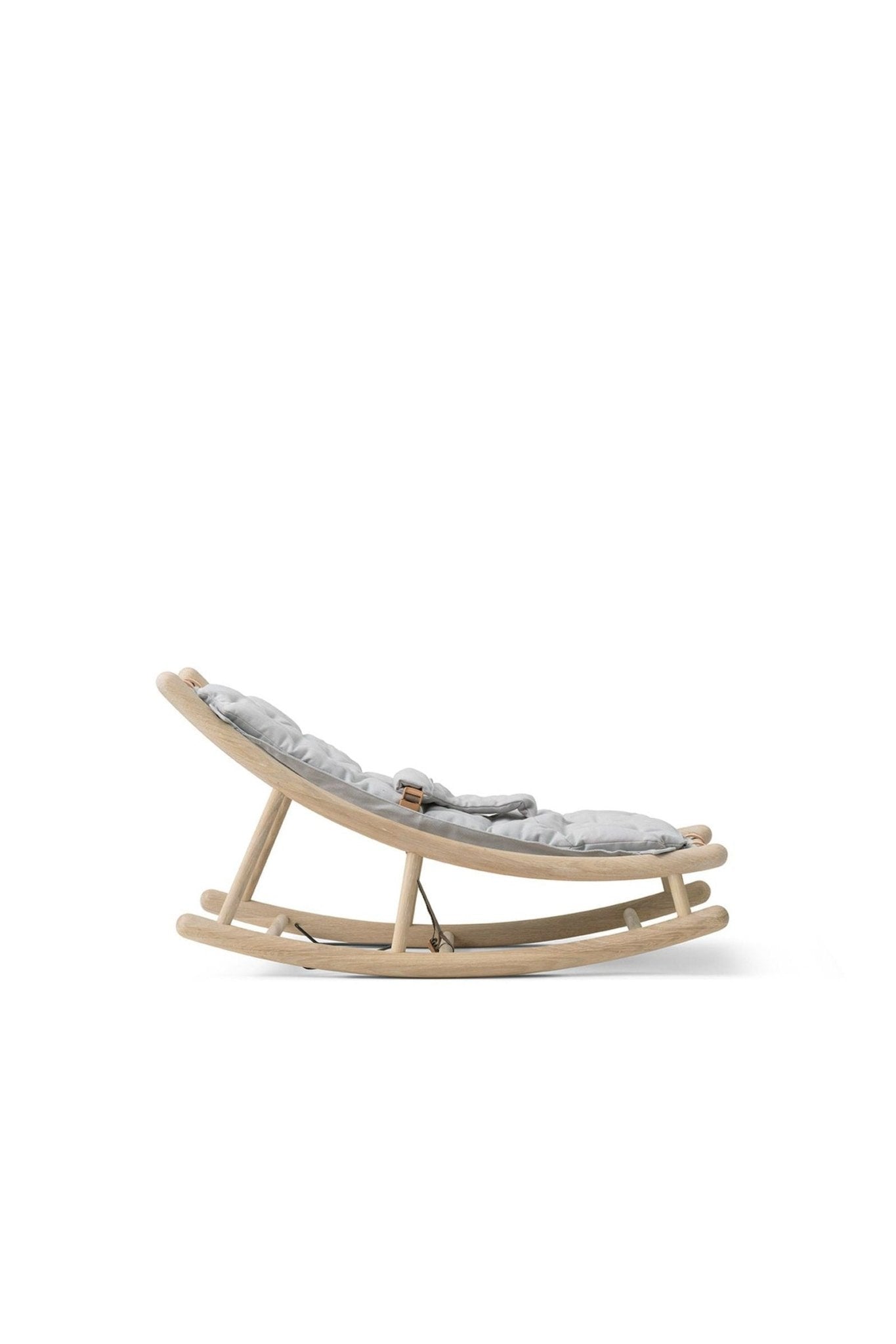 Wood Baby & toddler rocker, oak/grey van Oliver Furniture | Kids Conceptstore Le Fanfare