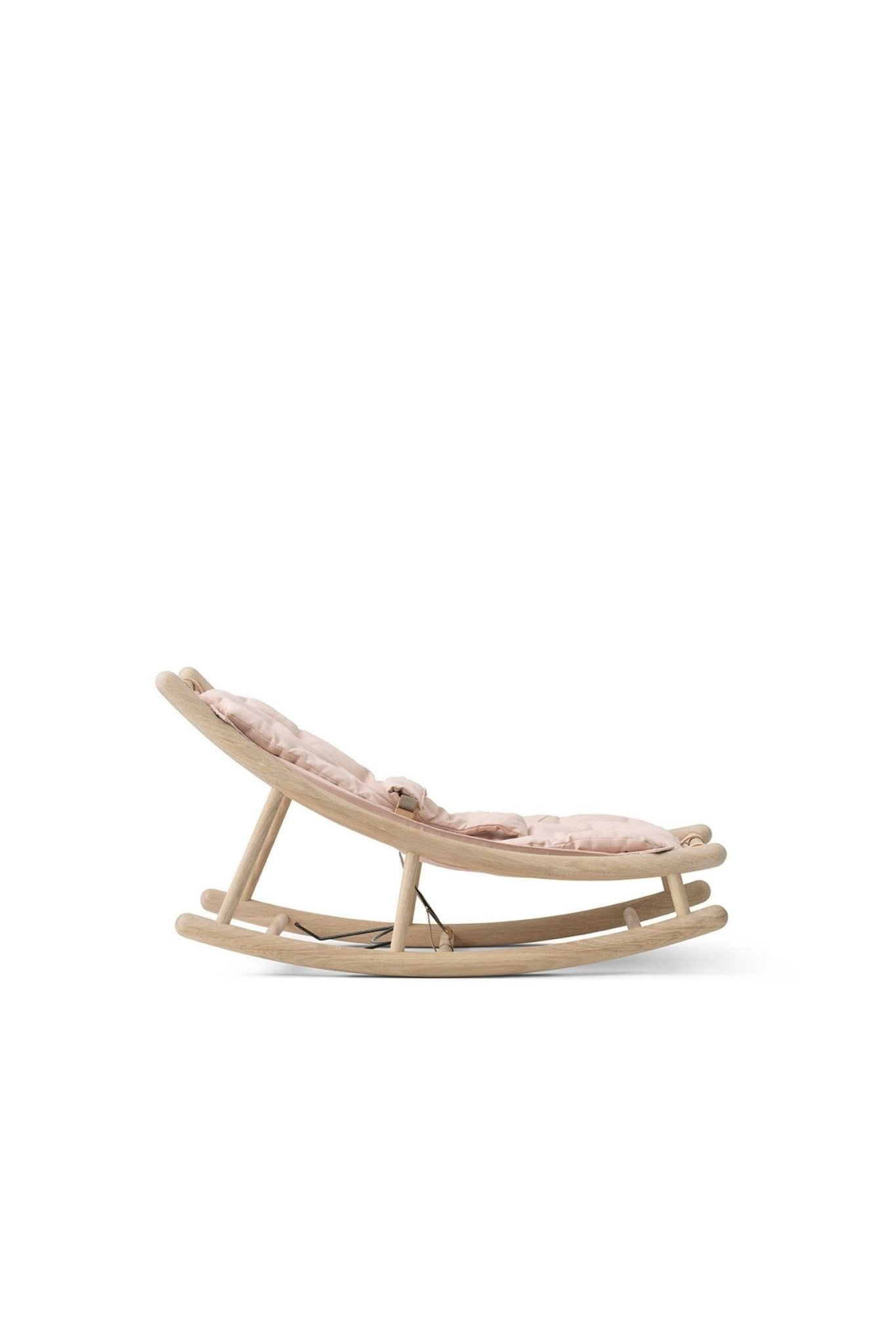 Wood Baby & toddler rocker, oak/rose van Oliver Furniture | Kids Conceptstore Le Fanfare