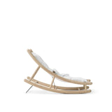 Wood Baby & toddler rocker, oak/white van Oliver Furniture | Kids Conceptstore Le Fanfare