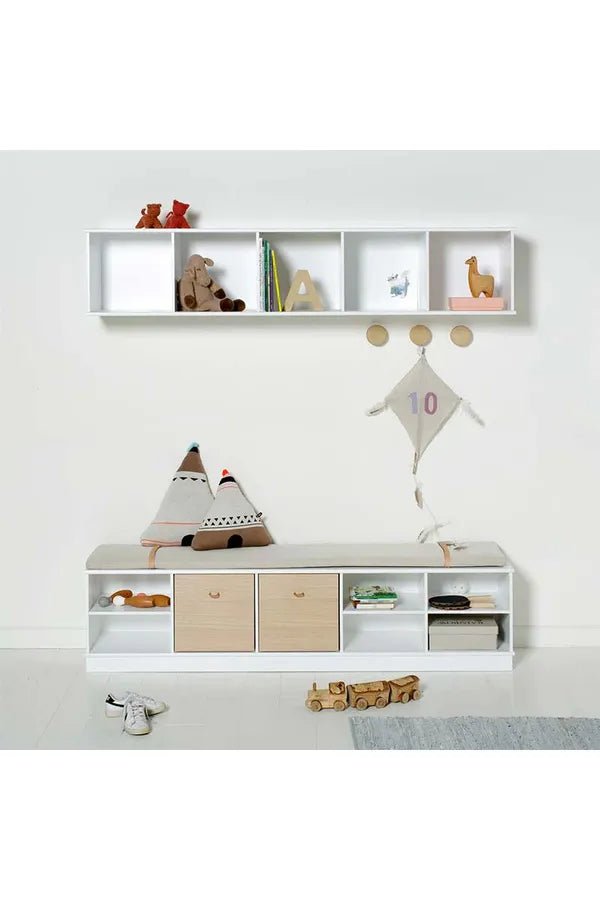 Wood base for shelving units 5x1 - 5x2 van Oliver Furniture | Kids Conceptstore Le Fanfare