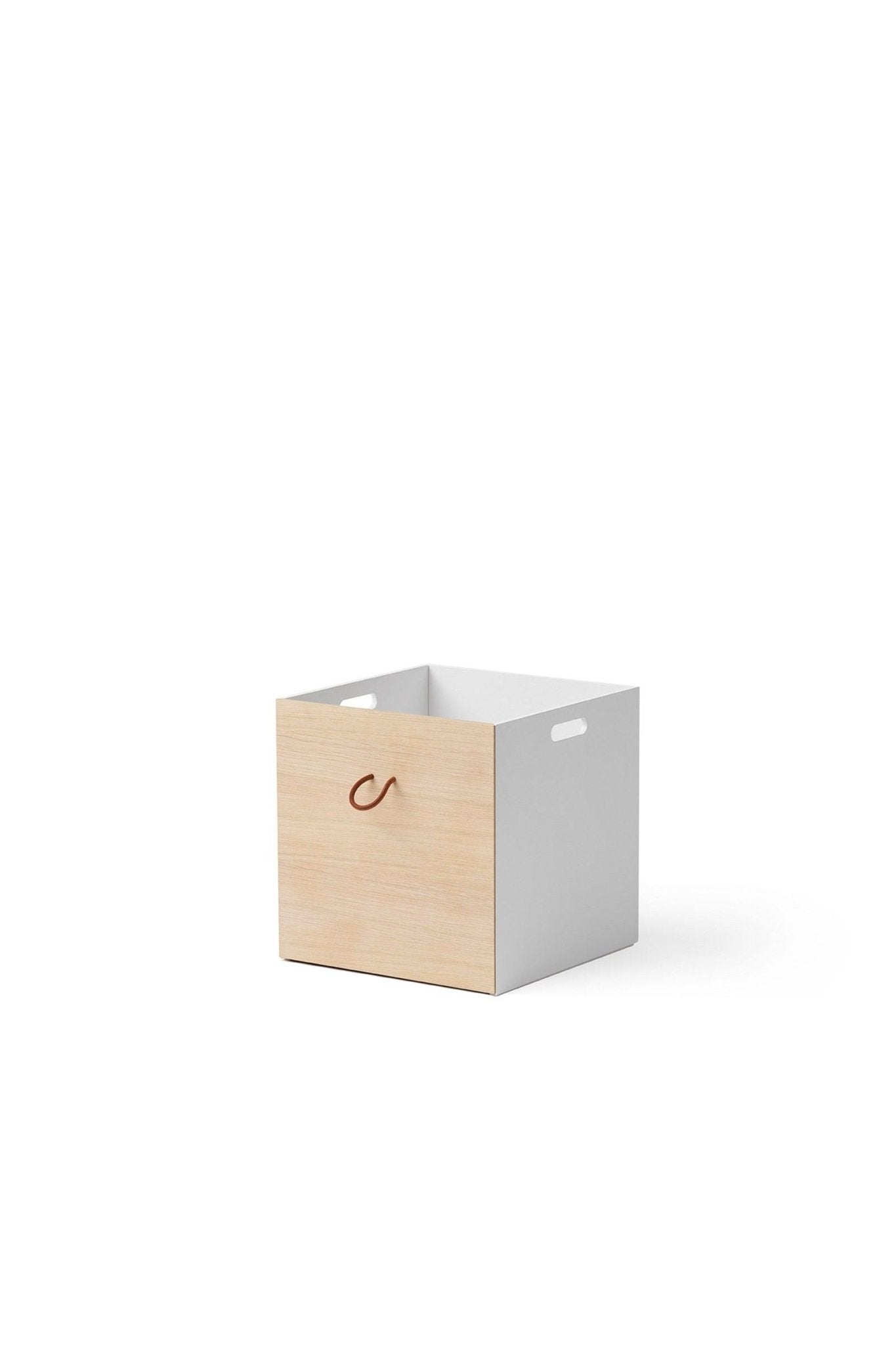 Wood Boxes 2 pcs. white/oak van Oliver Furniture | Kids Conceptstore Le Fanfare