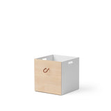 Wood Boxes 3 pcs. white/oak van Oliver Furniture | Kids Conceptstore Le Fanfare