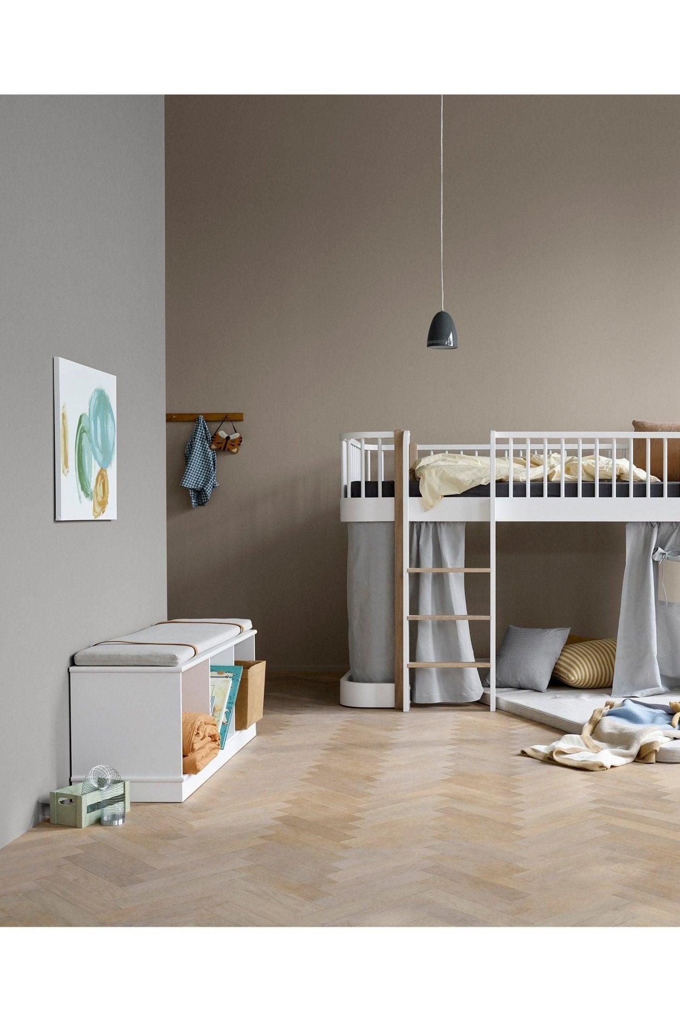 Wood Cushion for shelving unit 3x1, nature van Oliver Furniture | Kids Conceptstore Le Fanfare