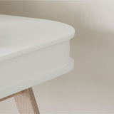 Wood Desk 72,6 cm, white/oak van Oliver Furniture | Kids Conceptstore Le Fanfare