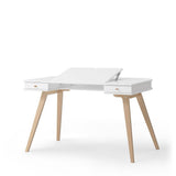 Wood Desk 72,6 cm, white/oak van Oliver Furniture | Kids Conceptstore Le Fanfare
