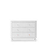 Wood dresser 3 drawers, white van Oliver Furniture | Kids Conceptstore Le Fanfare