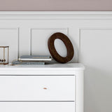 Wood dresser 3 drawers, white van Oliver Furniture | Kids Conceptstore Le Fanfare