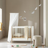 Wood Mini+ bed canopy, white van Oliver Furniture | Kids Conceptstore Le Fanfare