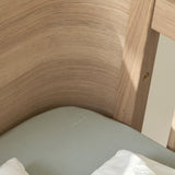 Wood Mini+ cot bed excl. junior kit, 68x122 cm, oak - new van Oliver Furniture | Kids Conceptstore Le Fanfare