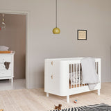 Wood Mini+ cot bed excl. junior kit, 68x122 cm, white van Oliver Furniture | Kids Conceptstore Le Fanfare