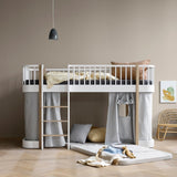 Wood Mini+ curtain , grey van Oliver Furniture | Kids Conceptstore Le Fanfare