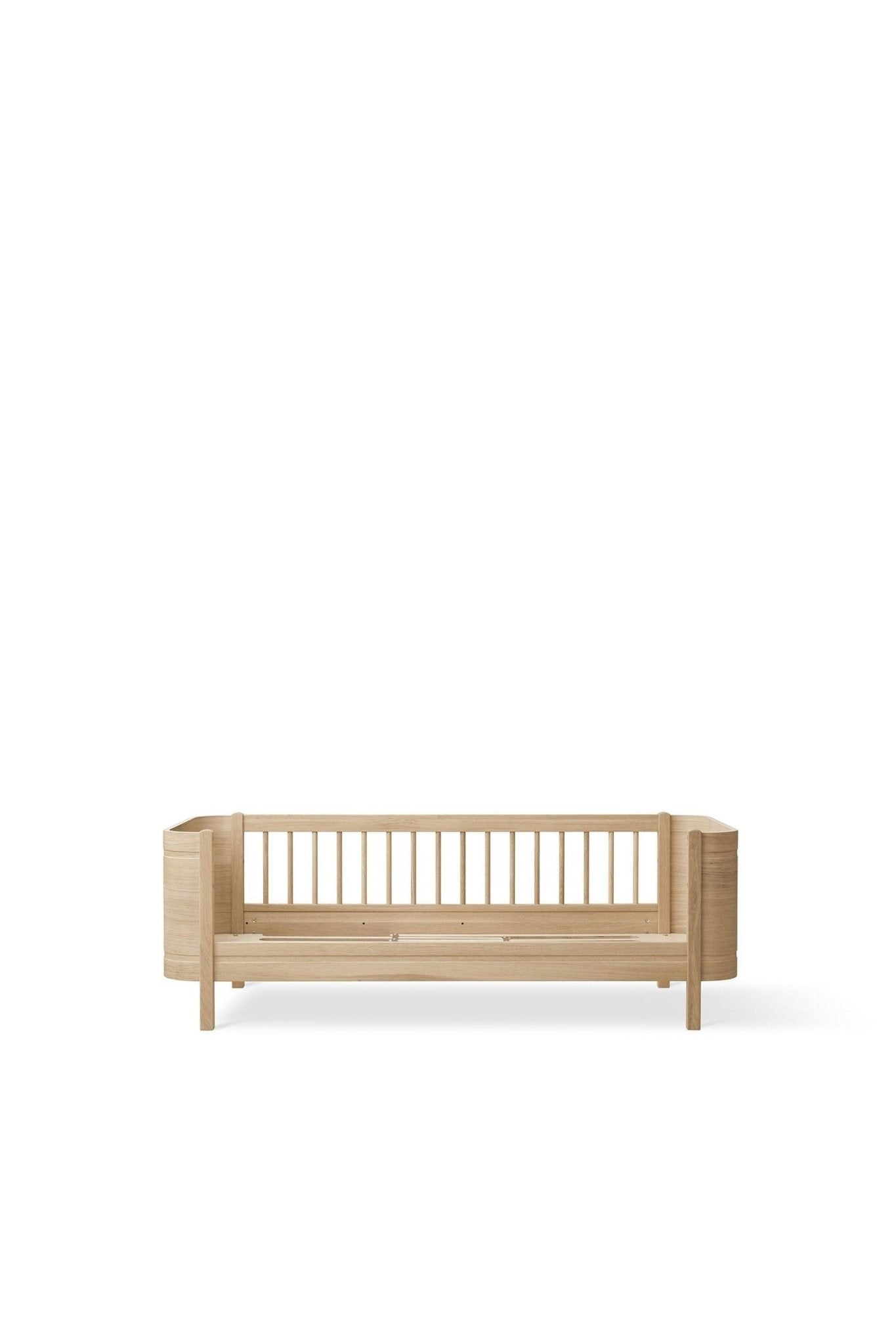 Wood Mini+ junior bed, 68x162cm, oak - new van Oliver Furniture | Kids Conceptstore Le Fanfare