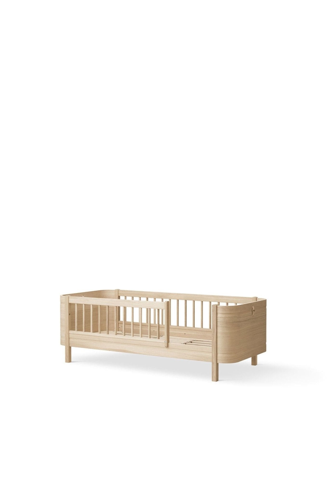 Wood Mini+ junior bed, 68x162cm, oak - new van Oliver Furniture | Kids Conceptstore Le Fanfare