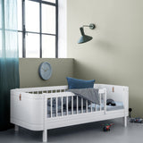 Wood Mini+ junior bed, 68x162cm, white van Oliver Furniture | Kids Conceptstore Le Fanfare