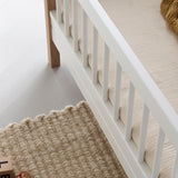 Wood Mini+ junior bed, 68x162cm, white/oak van Oliver Furniture | Kids Conceptstore Le Fanfare