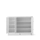 Wood Multi cupboard 3 doors, white van Oliver Furniture | Kids Conceptstore Le Fanfare
