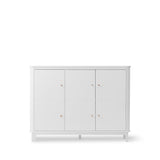 Wood Multi cupboard 3 doors, white van Oliver Furniture | Kids Conceptstore Le Fanfare
