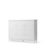 Wood Multi cupboard 3 doors, white van Oliver Furniture | Kids Conceptstore Le Fanfare