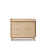 Wood nursery dresser 3 drawers, oak van Oliver Furniture | Kids Conceptstore Le Fanfare