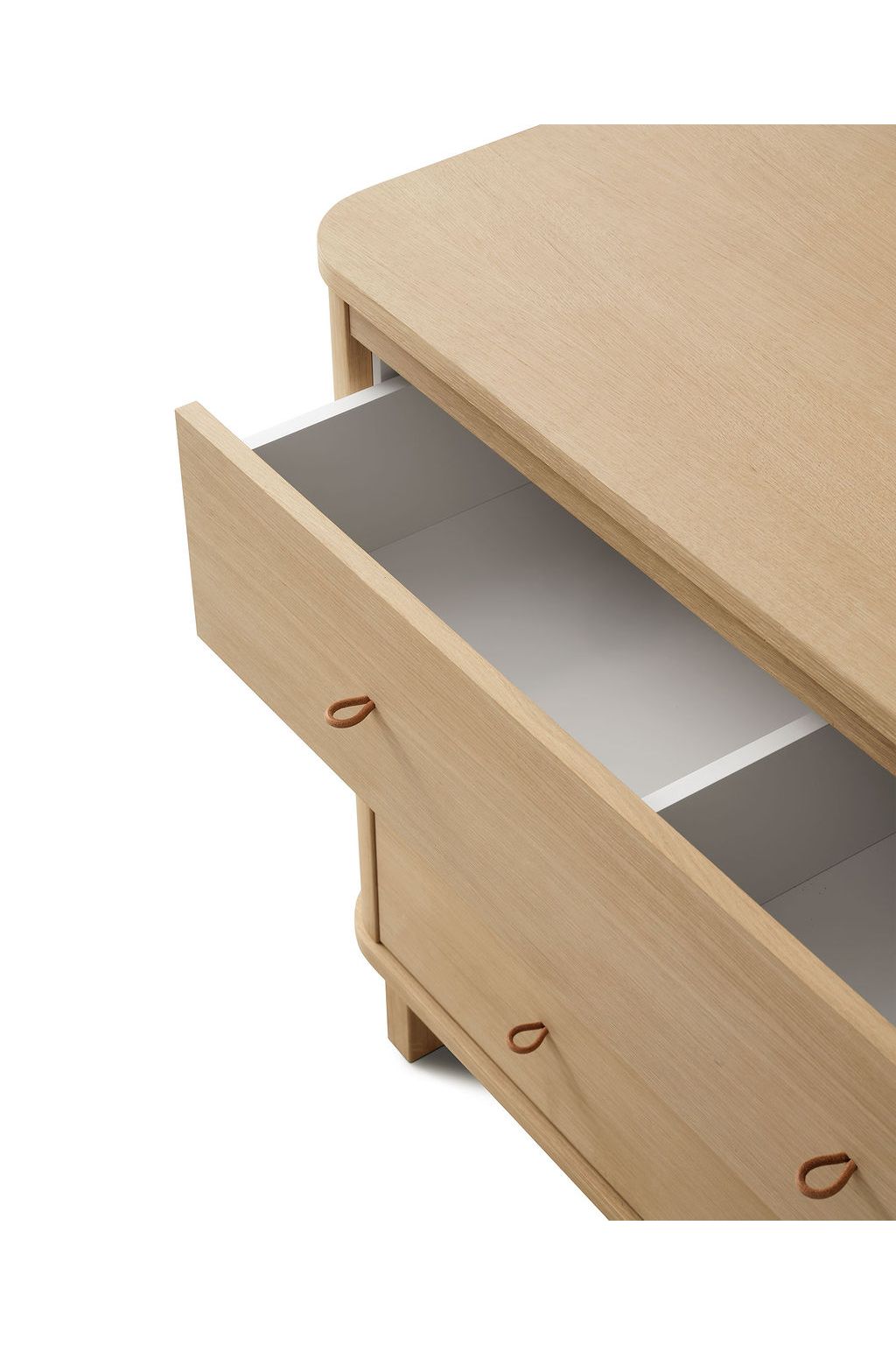 Wood nursery dresser 3 drawers, oak van Oliver Furniture | Kids Conceptstore Le Fanfare