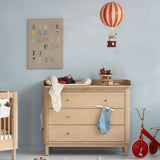Wood nursery dresser 3 drawers, oak van Oliver Furniture | Kids Conceptstore Le Fanfare