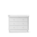 Wood nursery dresser 3 drawers, white van Oliver Furniture | Kids Conceptstore Le Fanfare