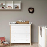 Wood Nursery top for 051314, white van Oliver Furniture | Kids Conceptstore Le Fanfare
