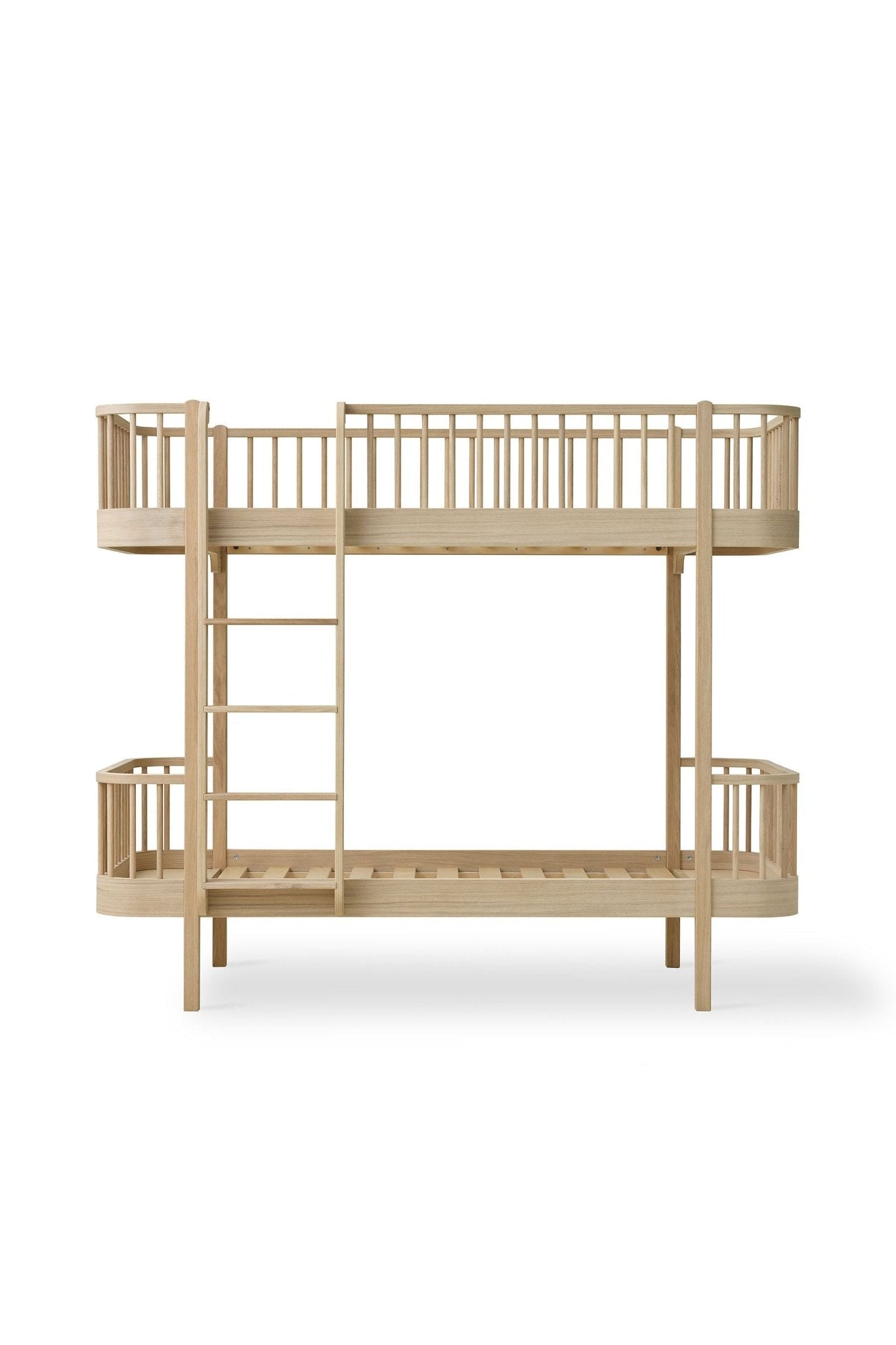 Wood original bunk bed, 90x200 cm, oak van Oliver Furniture | Kids Conceptstore Le Fanfare