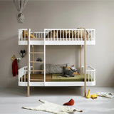 Wood Original bunk bed, 90x200 cm, white van Oliver Furniture | Kids Conceptstore Le Fanfare