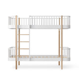 Wood Original bunk bed, 90x200 cm, white/oak van Oliver Furniture | Kids Conceptstore Le Fanfare