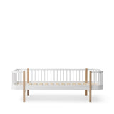 Wood Original day bed, 90x200 cm, white/oak van Oliver Furniture | Kids Conceptstore Le Fanfare