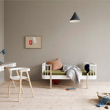 Wood Original junior bed, 90x160 cm, white van Oliver Furniture | Kids Conceptstore Le Fanfare